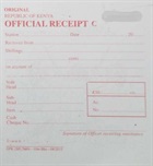 payment receipt for gazette notice